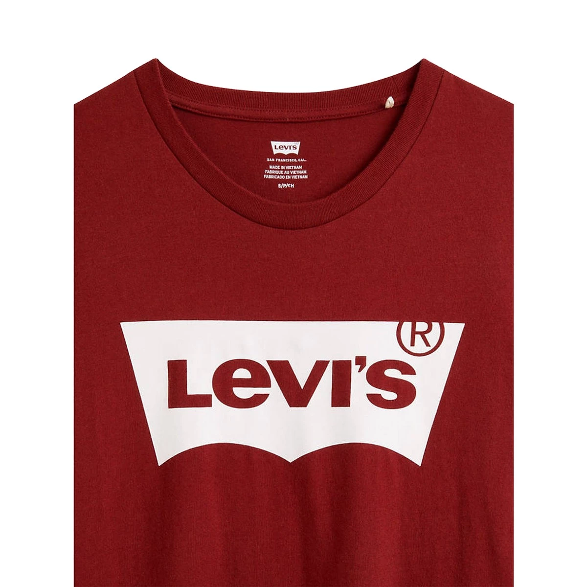 elk Omhoog Voorzichtigheid Levi's dames t-shirt met logo print | Van Uffelen Mode